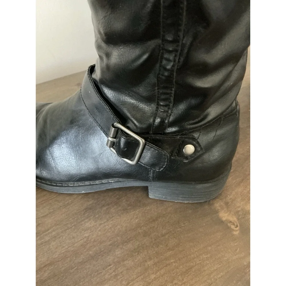 Kenneth Cole REACTION Women's Riding Knee HIgh Boot Sz 8